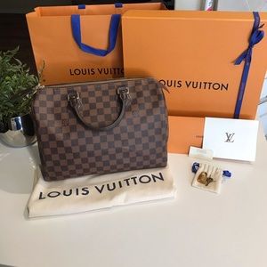 ✨ Louis Vuitton Speedy 30 in Damier Ebene ✨